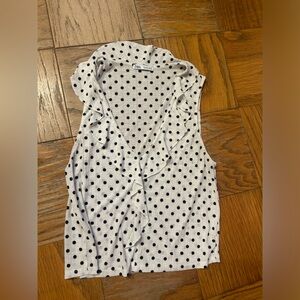 Zara polka dot tank top